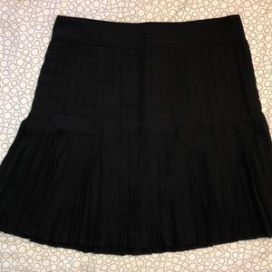 Pleated black J.Crew skirt